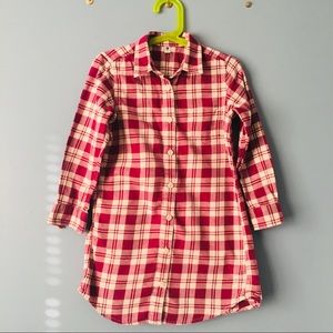 UNIQLO Flannel Shirtdress